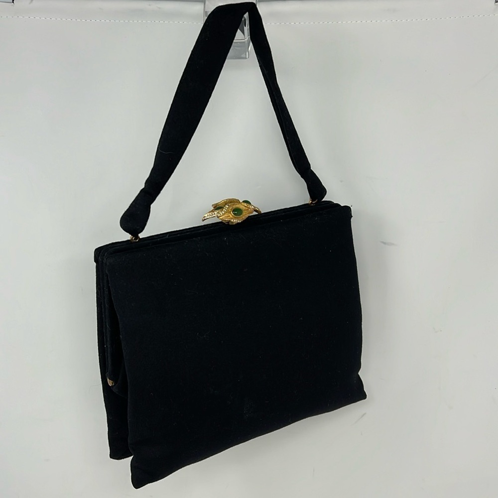 Dofan of Paris Vintage Wool Snap Handbag